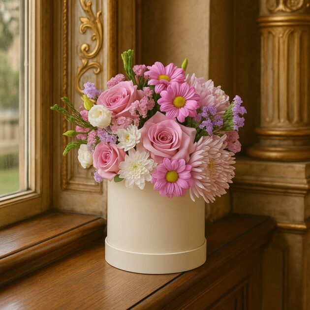 Bouquet Floral Colorido com Rosas e Flores da Estação | Entrega em Lisboa