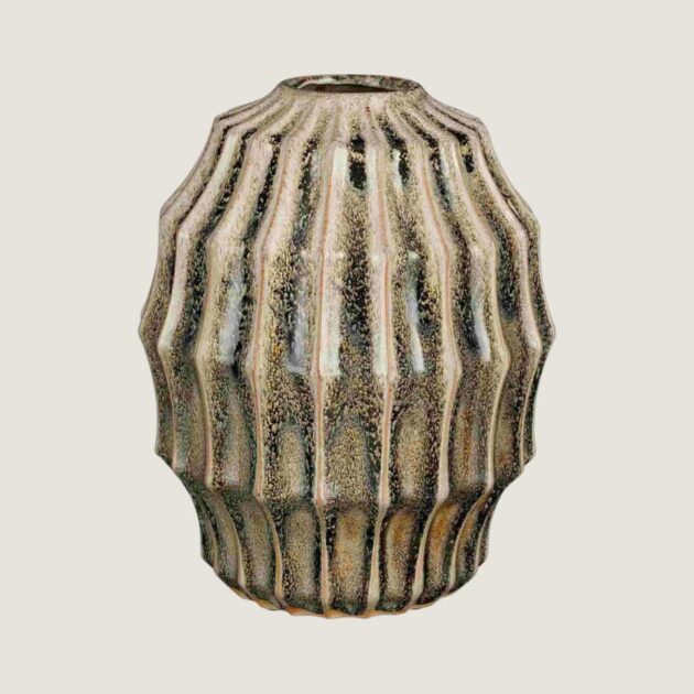Vaso Pippa de Cerâmica Verde