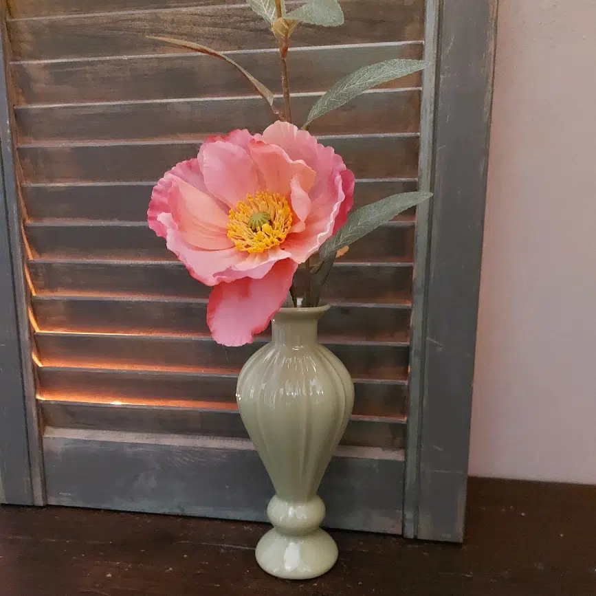 Vaso de Cerâmica Celia Creme - Image 2