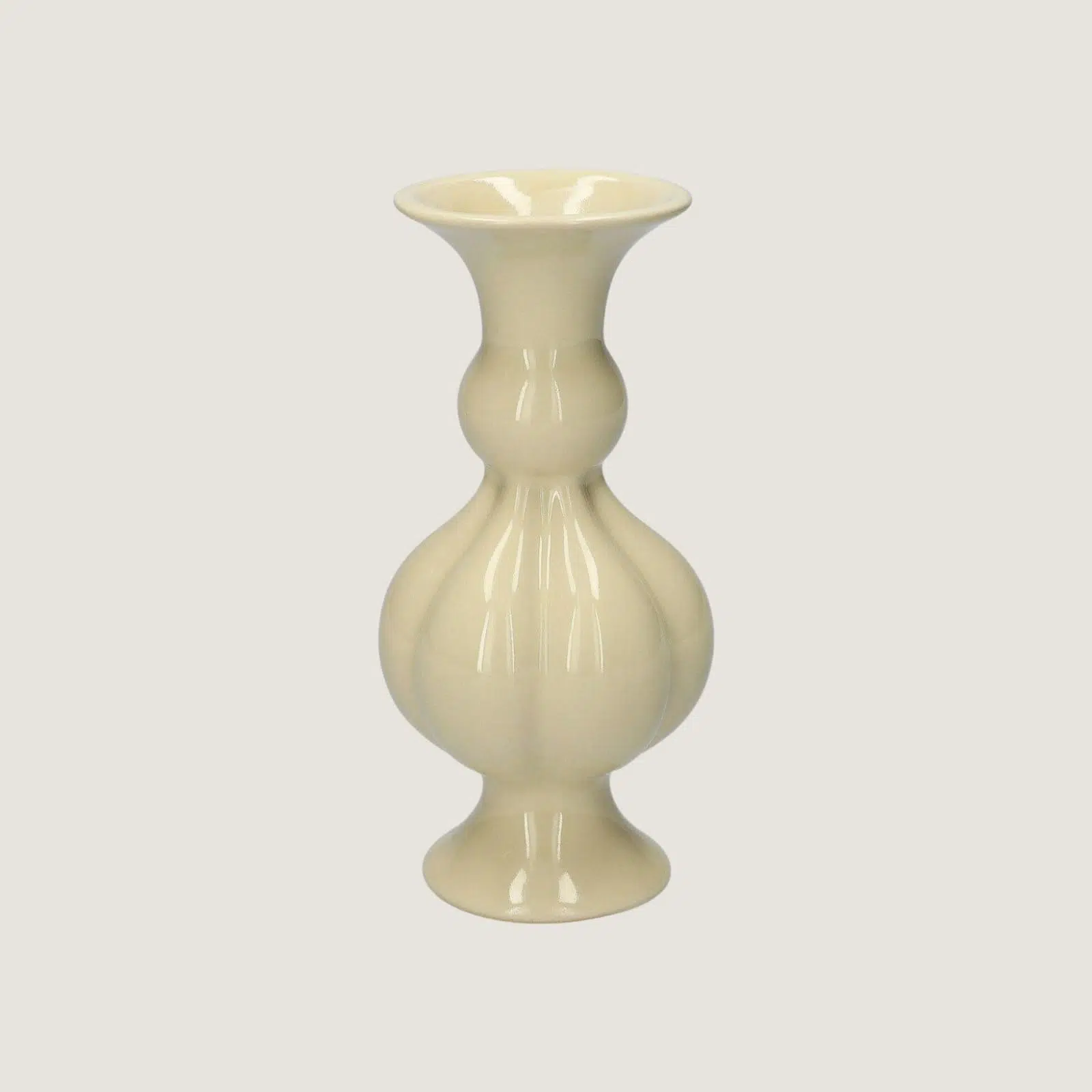 Celia Cream Ceramic Vase
